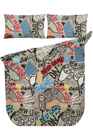 KIDS GRAFFITI GAME POLYESTER COMFORTER