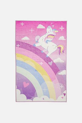 KIDS RAINBOW UNICORN RUG