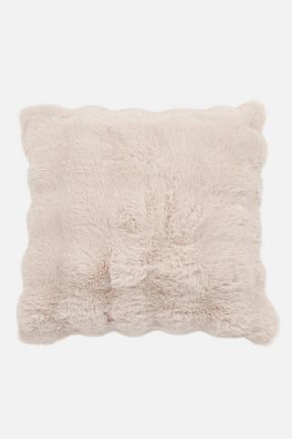 ANNA FAUX RABBIT FUR SCATTER 50X50CM