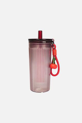 RIBBED CHERRY SIPPER -ASSORTED