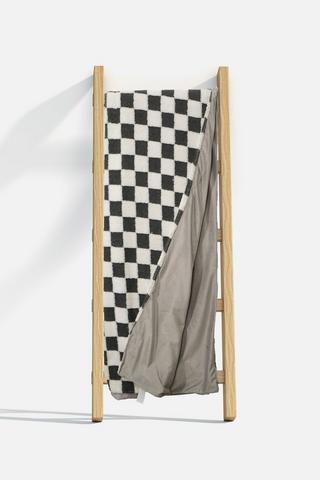 CHECK SHERPA BLANKET 180X200CM