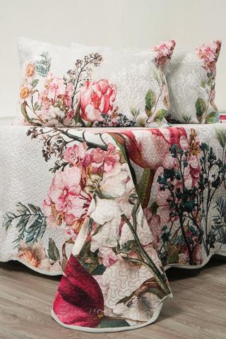 3 PIECE ROMANCE FIELD POLYESTER QUILT SET