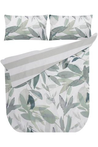 BUBBLE LEAF POLYESTER DUVET COVER