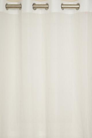 SHADOW STRIPE EYELET CURTAIN 140X225CM