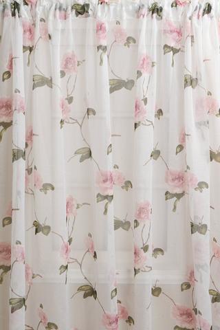 ROSE OFFSET SHEER TAPED CURTAIN W230XL218CM