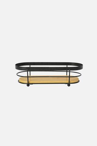 COATED BAMBOO OVAL STORAGE