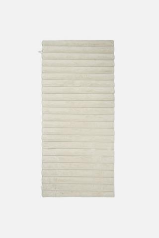 STRIPED FAUX FUR RUG 120X160CM