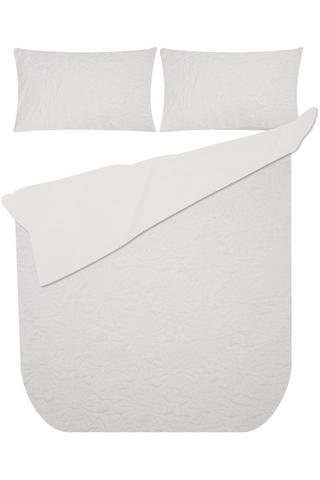 6 PIECE EMBOSSED POLYESTER DUVET COVER