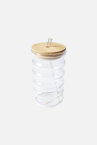 BUBBLE GLASS SIPPER 470ML