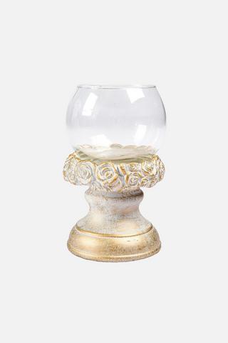CANDLE STAND GOLD