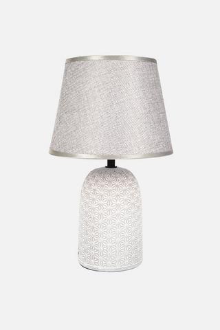 CLARA EMBOSSED LAMPSET