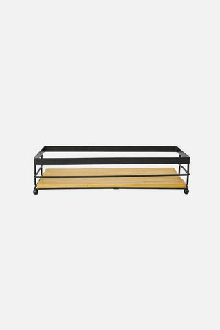 COATED BAMBOO STORAGE CADDY