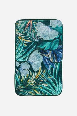 2 PIECE TORIN FOAM BATHMAT SET