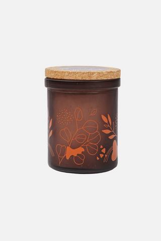 FROSTED GLASS WAXFILL CANDLE