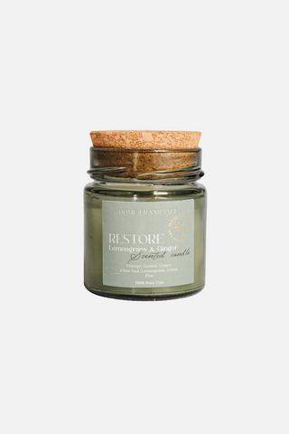 CORK GLASS WAXFILL CANDLE