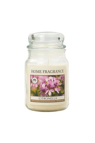 CITRONELLA SCENTED JAM JAR CANDLE