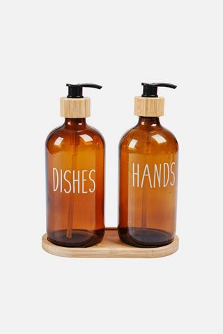 DISHES & HANDS DISPENSER SET