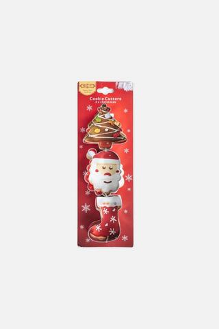 3 PIECE CHRISTMAS COOKIE CUTTER
