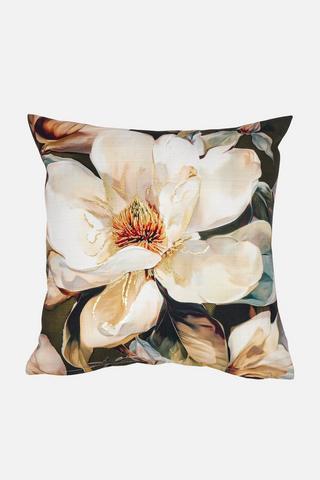 FLORAL DARK FOIL SCATTER 50X50CM