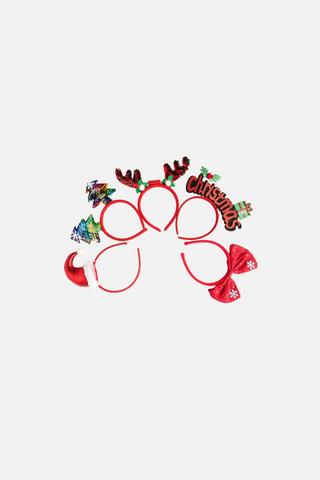 ASSORTED CHRISTMAS HEAD BANDS