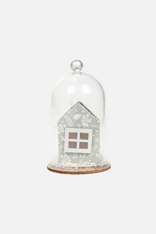 ASSORTED CHRISTMAS LIGHT HOUSE BAUBLE