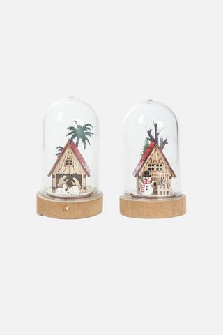 ASSORTED CHRISTMAS DOME LIGHTS