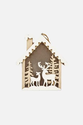 CHRISTMAS HANGING LIGHT HOUSE