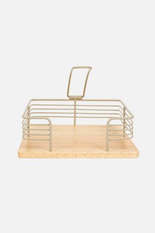 NATURAL WOOD SERVITTE HOLDER