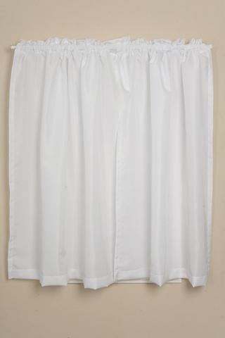 2 PACK CAFE CURTAINS 110 X 120CM