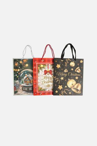 ASSORTED LARGE CHRISTMAS GIFT BAGS