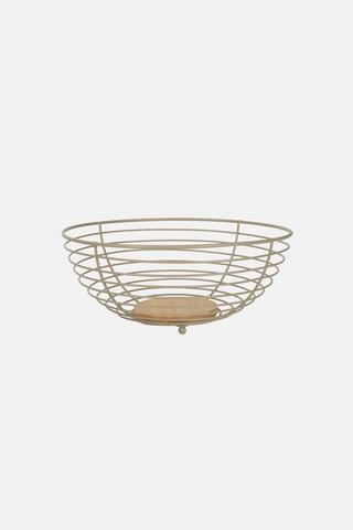 NATURAL WIRE FRUIT BOWL