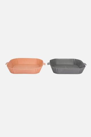 2PCS SILICONE AIRFRY LINER - ASSORTED