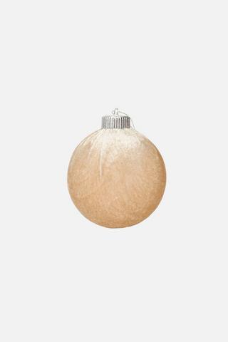 ASSORTED CHRISTMAS VELVET BAUBLE