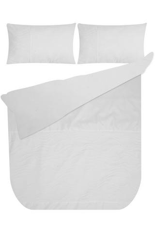 EMBELLISHED CUFF POLYESTER DUVET COVER