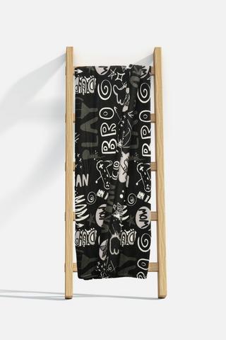 KIDS GRAFITTI GAMER CORAL FLEECE BLANKET
