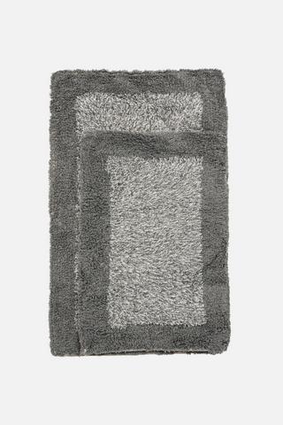 2 PIECE MELANGE BATHMAT SET