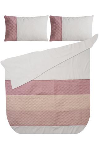 EMBOSSED POLYESTER DUVET COVER