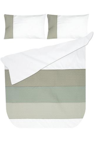 EMBOSSED POLYESTER DUVET COVER