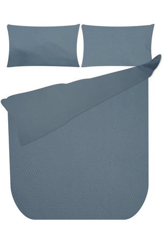 BUBBLE DENIM POLYESTER DUVET COVER
