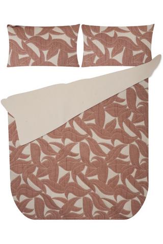 RUSTIC LEAF POLYESTER DUVET COVER