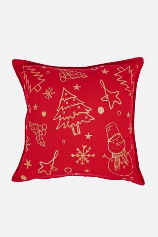 CHRISTMAS FOIL TREE SCATTER 50X50CM