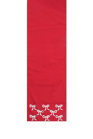 FESTIVE BOW TABLE RUNNER