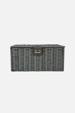 WOVEN STORAGE BASKET