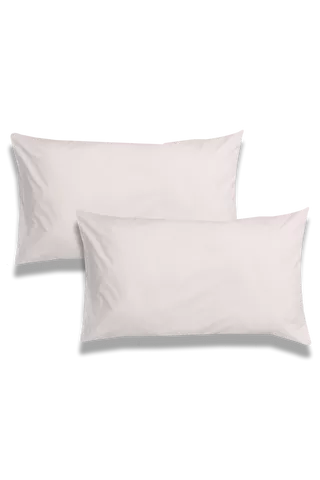 100% COTTON 200 THREAD COUNT 2 PACK KING PILLOWCASE