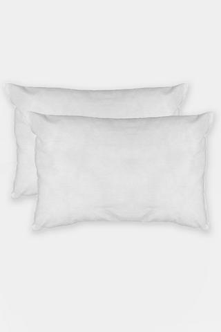 2 PACK POLYCOTTON HOLLOWFIBRE PILLOWS