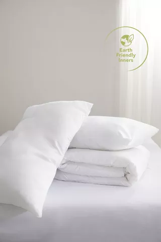 2 PACK POLYESTER HOLLOWFIBRE PILLOWS