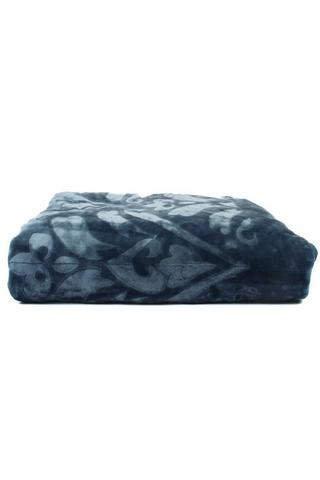 2.5KG CARVED SCROLL MINK BLANKET 200X220CM