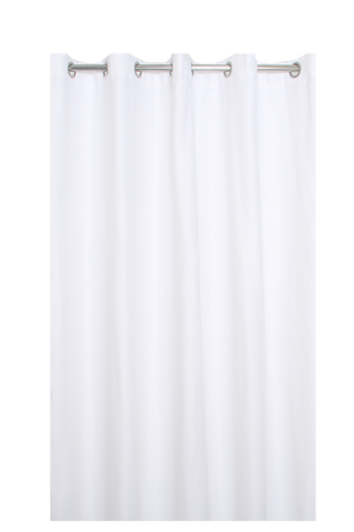 BARKWEAVE EYELET LINED CURTAIN 200X225CM