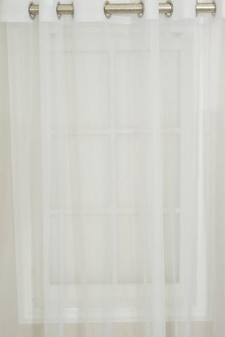 XW VOILE SHEER EYELET CURTAIN 200X225CM - 1 - White