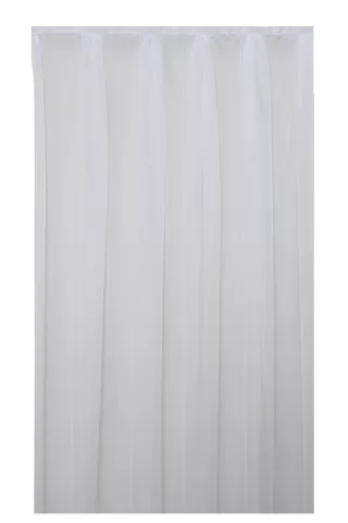 PLAIN VOILE TAPED SHEER CURTAIN L218XW290CM